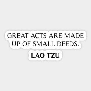 Lao Tzu's Quote Sticker